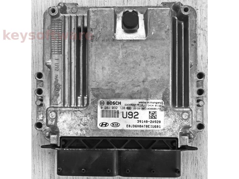 ECU Kia Ceed 1.7CRDI 39140-2A920 0281032120 EDC17C57 {