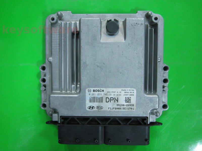 ECU Kia Optima 1.7CRDI 39150-2A935 0281033746 EDC17C57