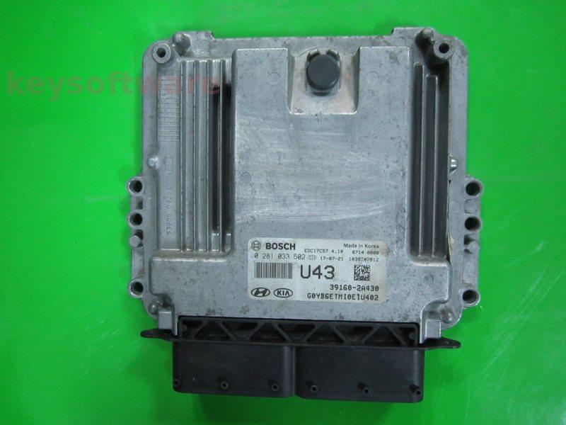 ECU Kia Rio 1.4CRDI 39160-2A430 0281033502 EDC17C57