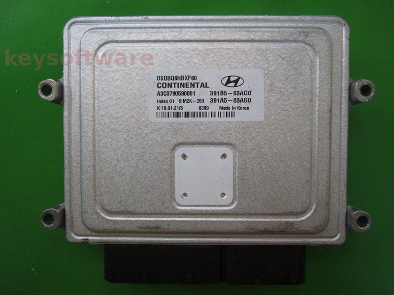 ECU Kia Niro 1.6GDI 391B5-03AG0 SIM2K-253 }