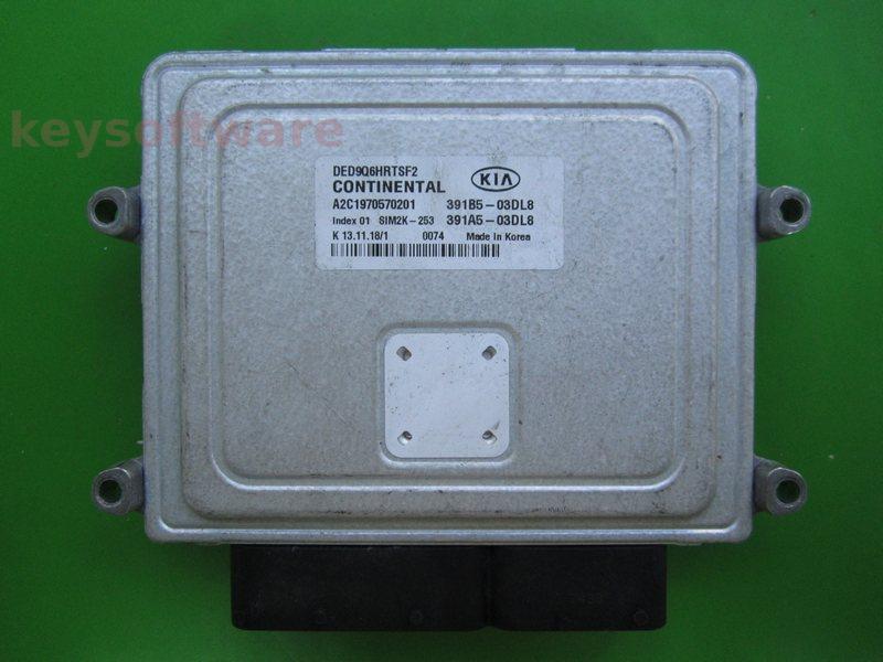 ECU Kia Niro 1.6GDI 391B5-03DL8 SIM2K-253