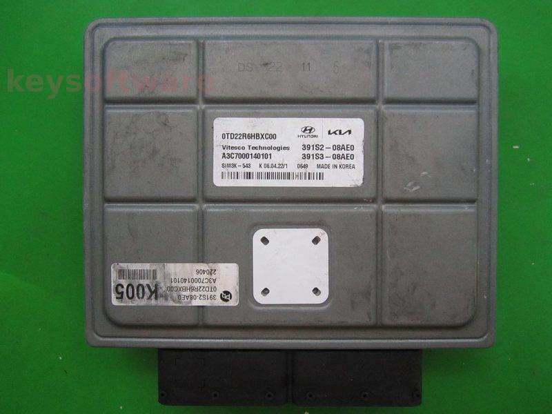 ECU Kia Niro 1.6 391S2-08AE0 A3C7000140101 SIM3K-543