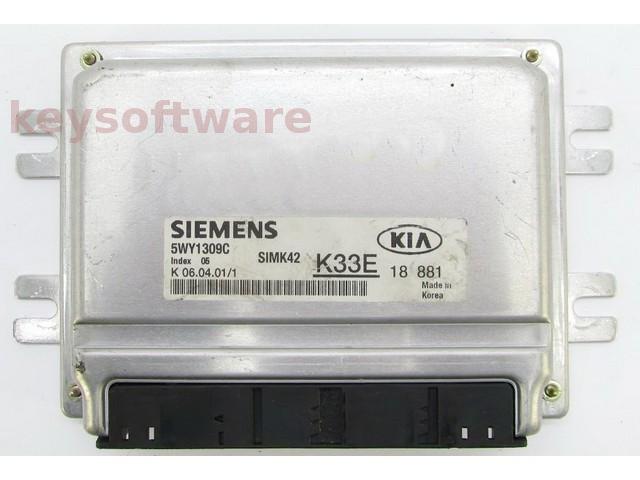 ECU Kia Rio 1.3 K33E 5WY1309C SIMK42 {
