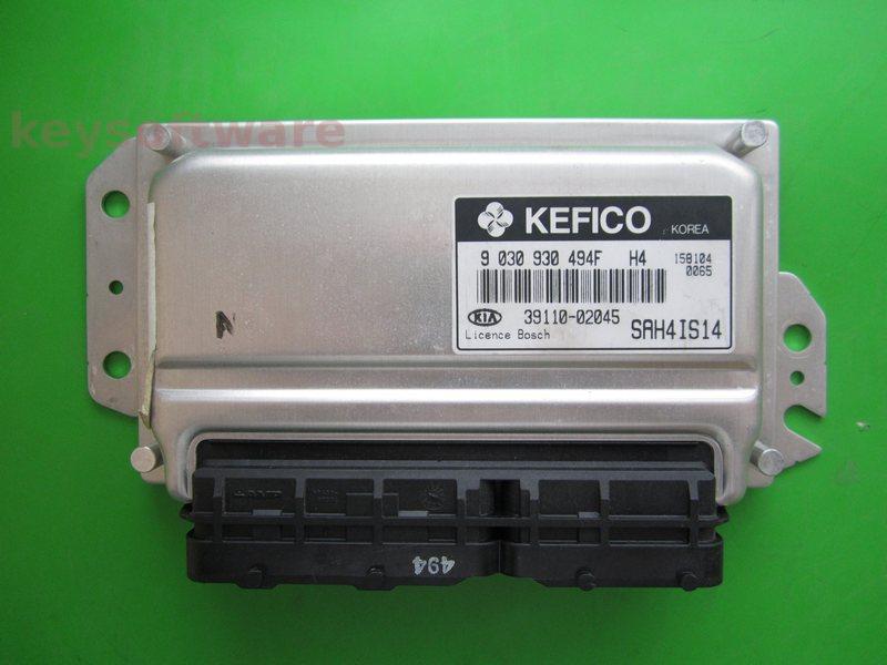ECU Kia Picanto 1.1 39110-02045 9030930494F H5 M7.9.0 {