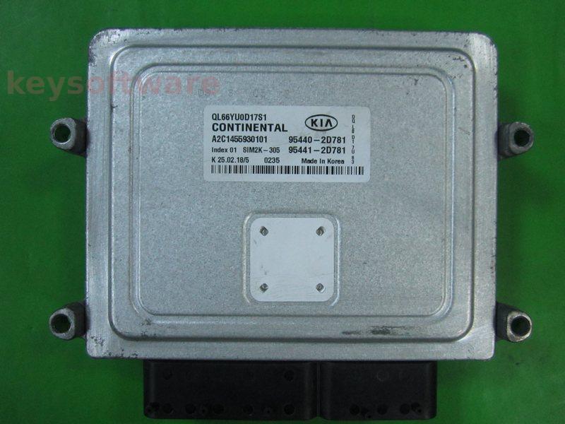 ECU Kia Sportage 95441-2D781 A2C1455930101 SIM2K-305 TCU
