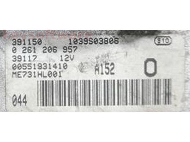 ECU Lancia Thesis 2.0 55193141 0261206957 ME7.3.1 {