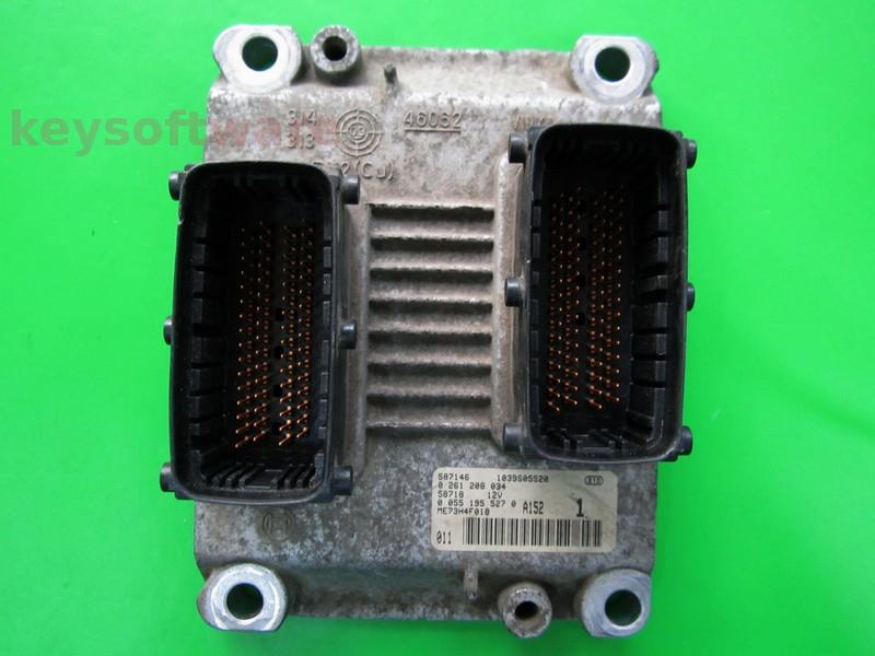 ECU Lancia Y 1.2 55195527 0261208034 ME7.3H4_ME7.3.1 {