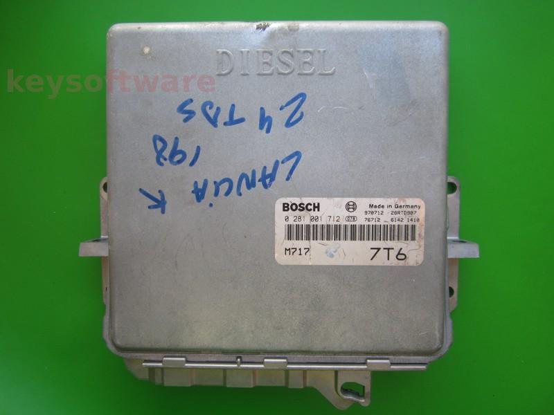 ECU Lancia Kappa 2.4TDS 0281001712 EDC1.3.1