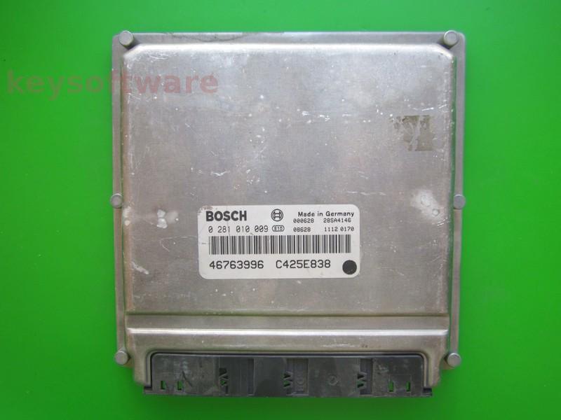 ECU Lancia Kappa 2.4JTD 46763996 0281010009 EDC15C