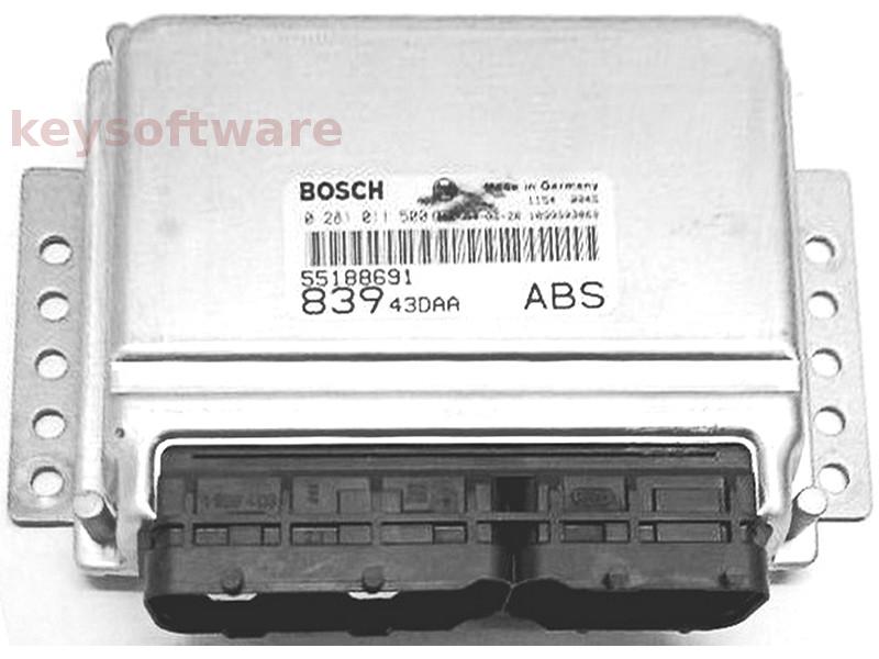 ECU Lancia Lybra 1.9JTD 55188691 0281011500 EDC15C7 { +