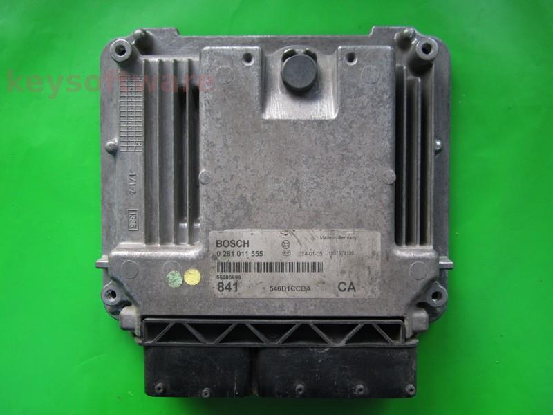ECU Lancia Thesis 2.4JTD 55200699 0281011555 EDC16C8 {