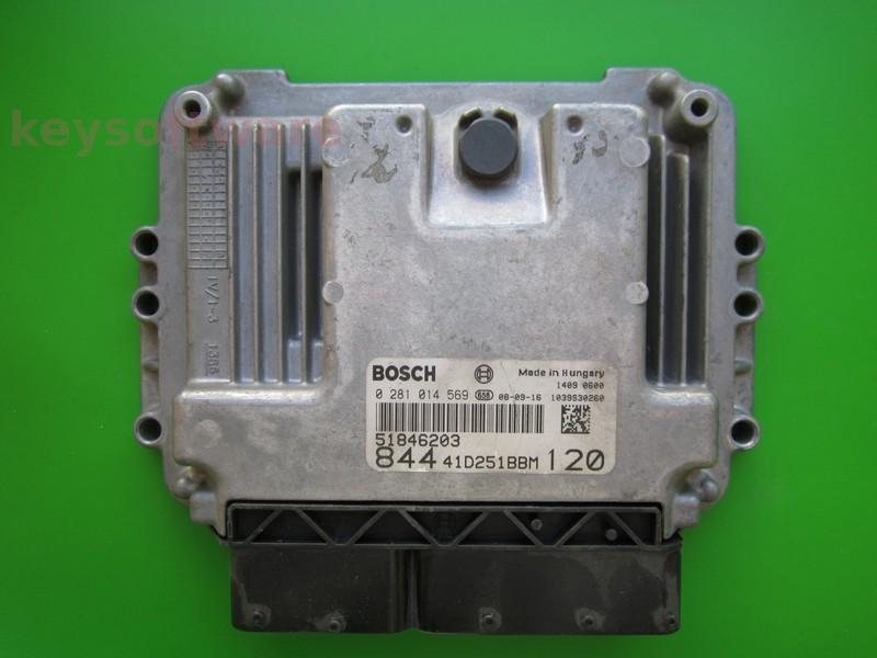 ECU Lancia Delta 1.6JTD 51846203 0281014569 EDC16C39 {