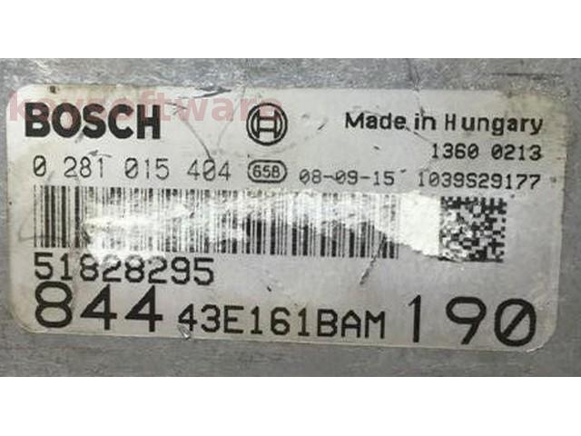 ECU Lancia Delta 1.9JTD 51828295 0281015404 EDC16C39 {