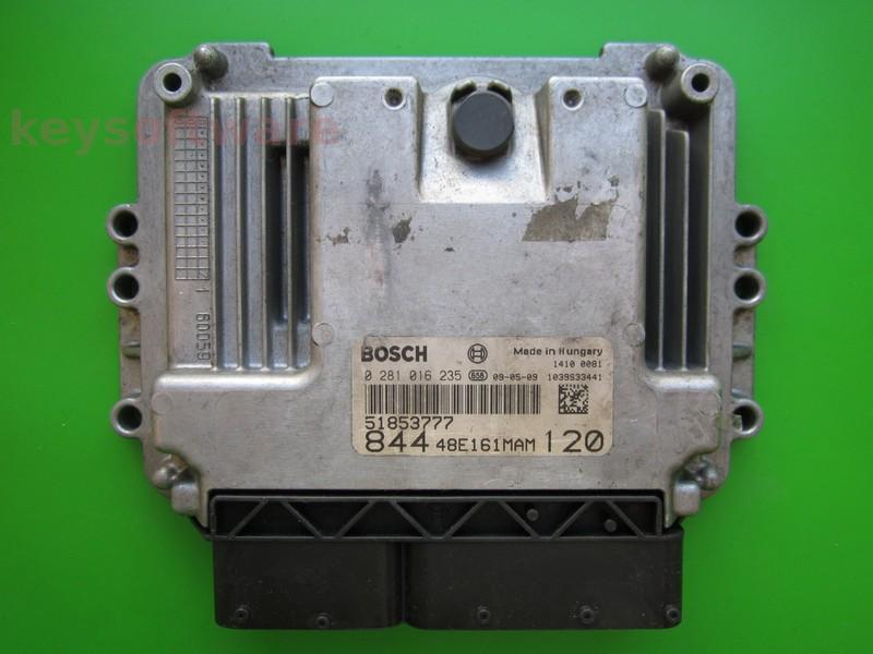 ECU Lancia Delta 1.6JTD 51853777 0281016235 EDC16C39