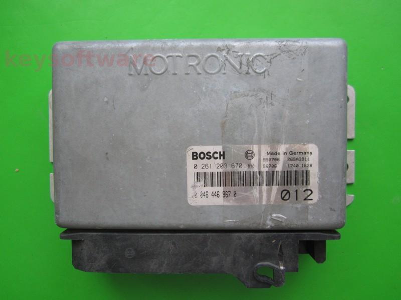 ECU Lancia Kappa 2.0 46446967 0261203670 M2.10.3