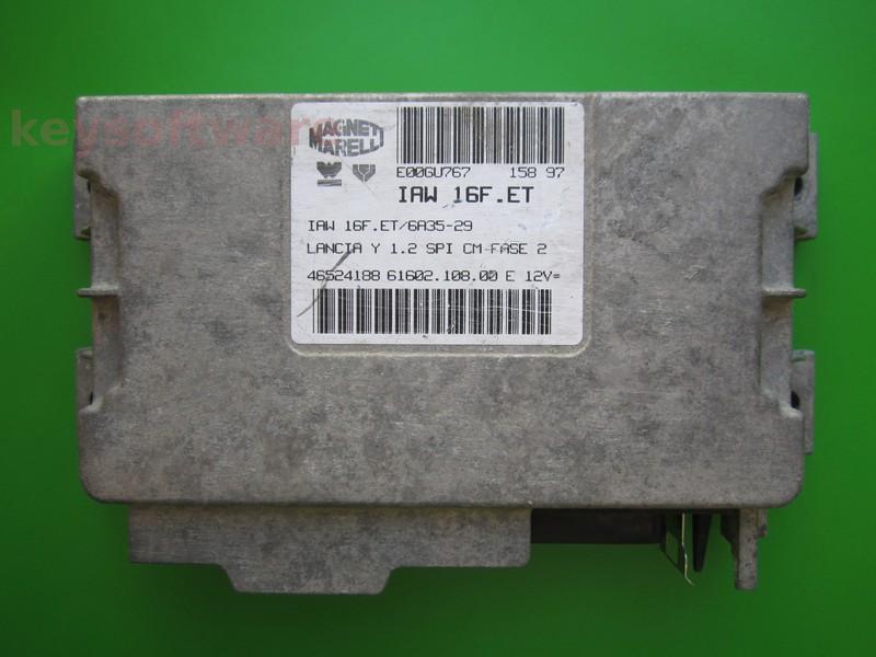 ECU Lancia Y 1.2 46524188 IAW 16F.ET