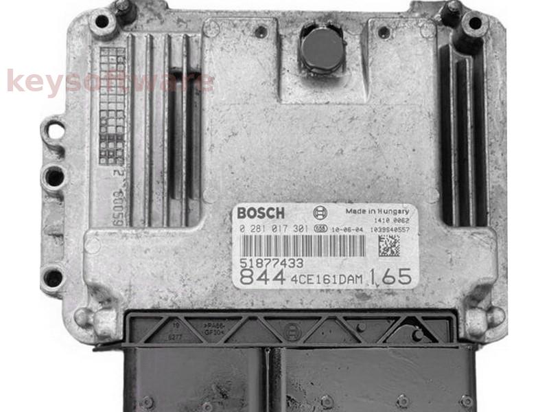 ECU Lancia Delta 2.0JTD 51877433 0281017301 EDC16C39