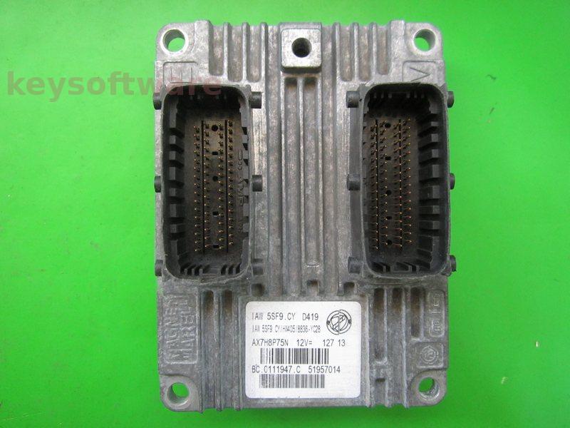 ECU Lancia Y 1.2 51957014 IAW 5SF9.CY