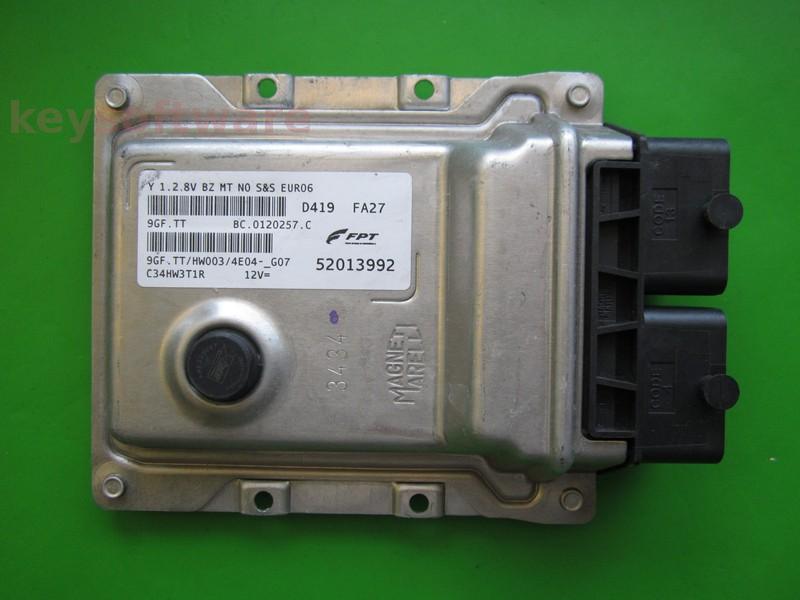 ECU Lancia Y 1.2 52013992 9GF.TT EURO6