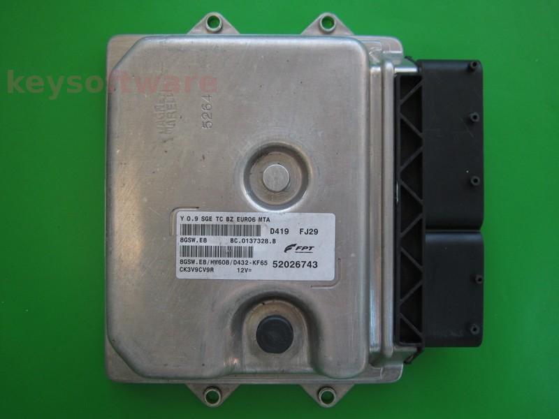 ECU Lancia Y 0.9 52026743 8GSW.E8 EURO6