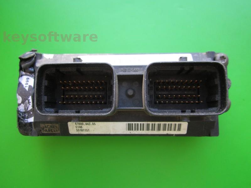 ECU Lancia Y 1.2 55181151 IAW 59F.M5 VIRGIN }