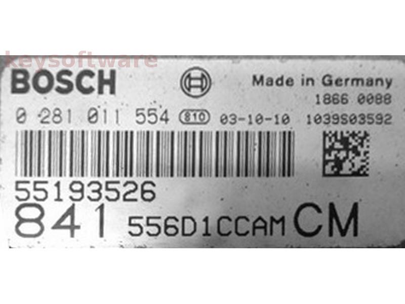 ECU Lancia Thesis 2.4JTD 55193526 0281011554 EDC16C8