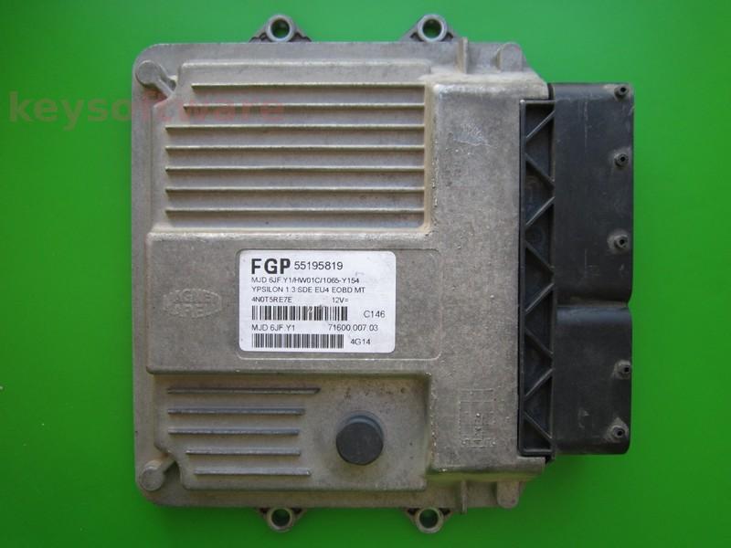 ECU Lancia Y 1.3JTD 55195819 6JF.Y1 }