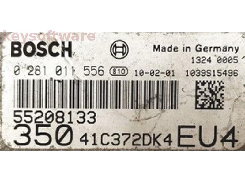 ECU Lancia Musa 1.9JTD 55208133 0281011556 EDC16C9 {