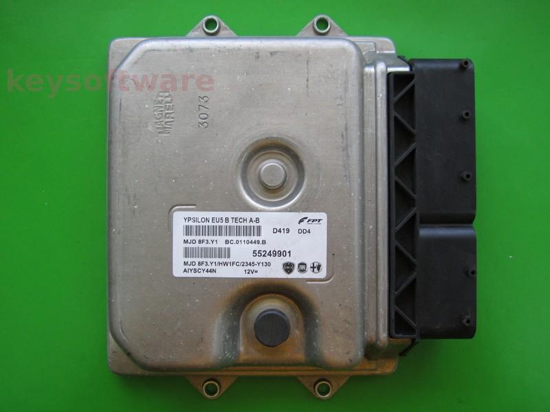 ECU Lancia Y 1.3 55249901 8F3.Y1