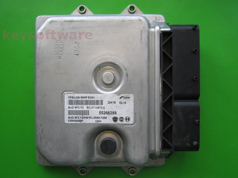 ECU Lancia Y 1.3JTD 55266288 8F3.Y2 }