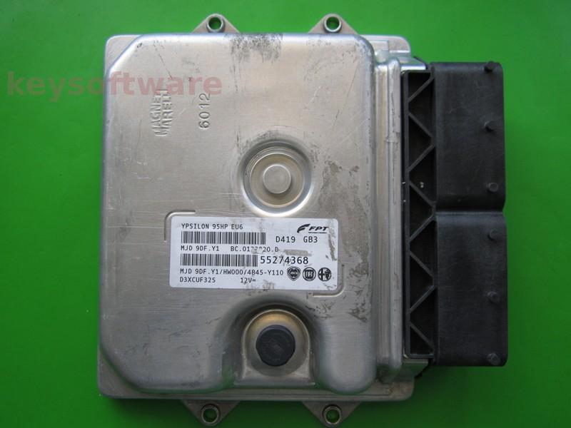 ECU Lancia Y 1.3JTD 55274368 9DF.Y1 }