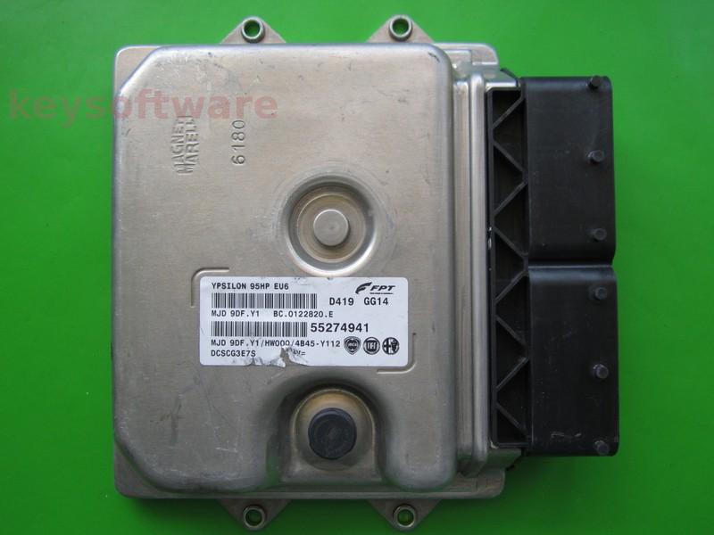 ECU Lancia Y 1.3JTD 55274941 9DF.Y1 }