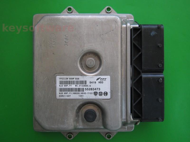 ECU Lancia Y 1.3JTD 55283473 9DF.Y1 }