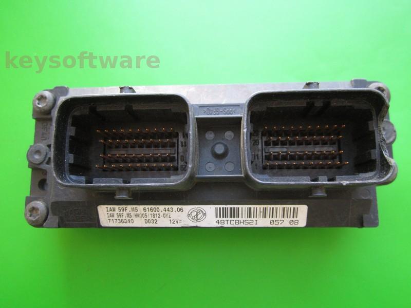ECU Lancia Y 1.2 71736340 IAW 59F.M5 VIRGIN