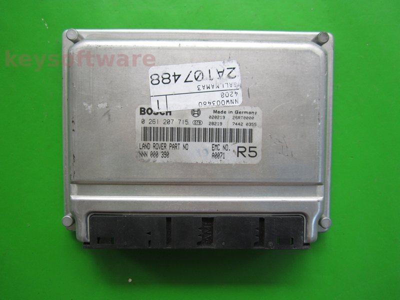 ECU Land Rover Range Rover 4.4 NNN000390 0261207715 ME7.2