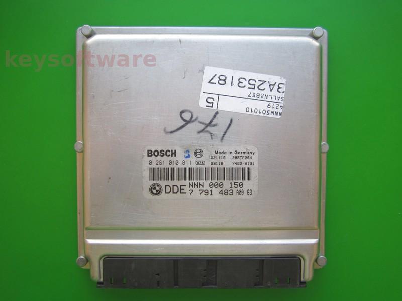 ECU Land Rover Freelander 2.0D 7791483 0281010811 EDC15C4 }