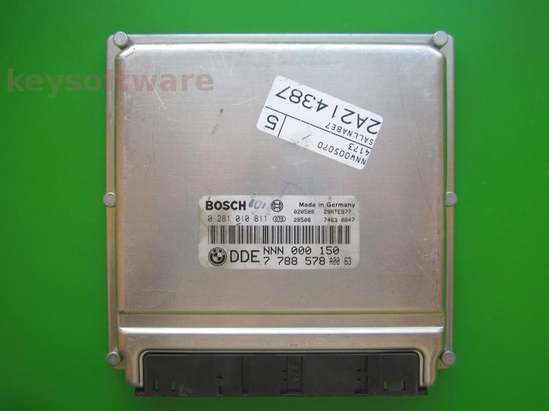 ECU Land Rover Freelander 2.0D 7788578 0281010811 EDC15C4 +