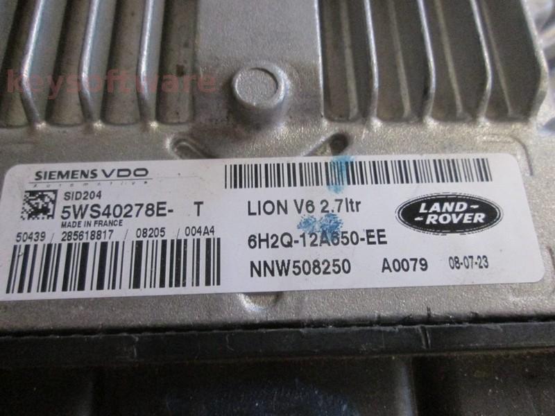 ECU Land Rover Range Rover 2.7TD NNW508250 5WS40278E-T SID204 {