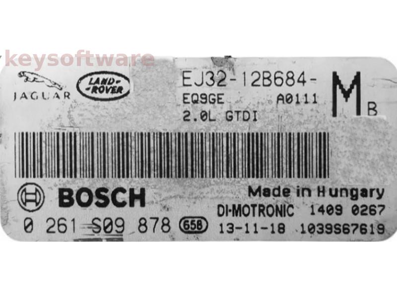ECU Land Rover Range Rover Evoque 2.0 EJ32-12B684-MB 0261S09878