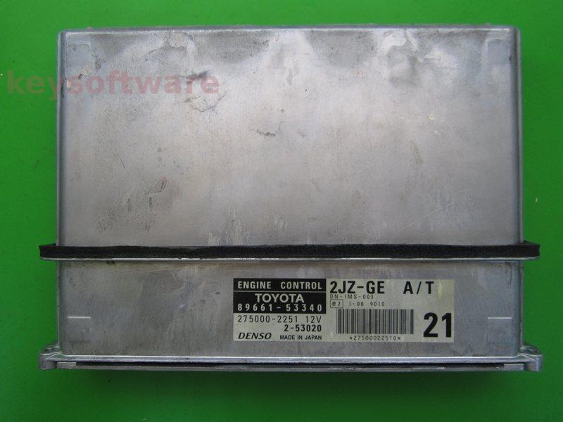 ECU Lexus IS300 3.0 89661-53340 275000-2251