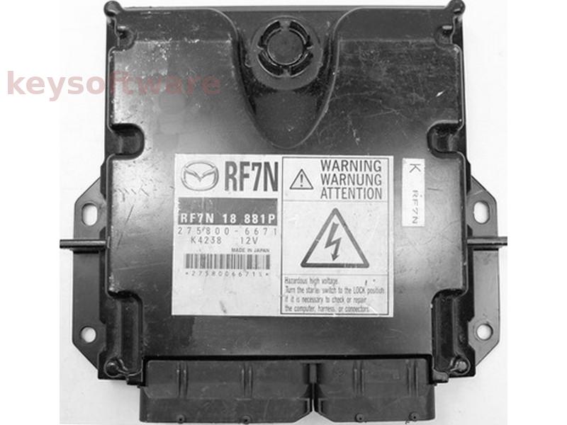 ECU Mazda 5 2.0 RF7N18881P 275800-6671 RF7N