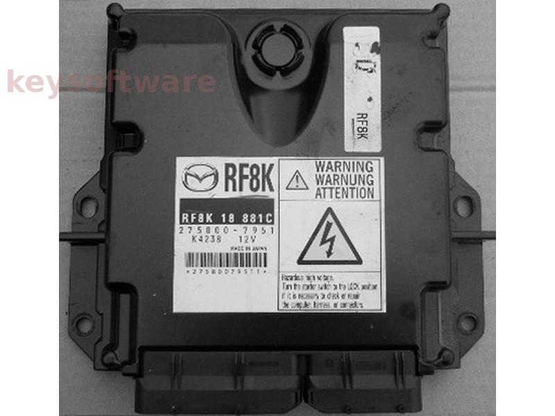 ECU Mazda 5 2.0D RF8K18881C 275800-7951 RF8K