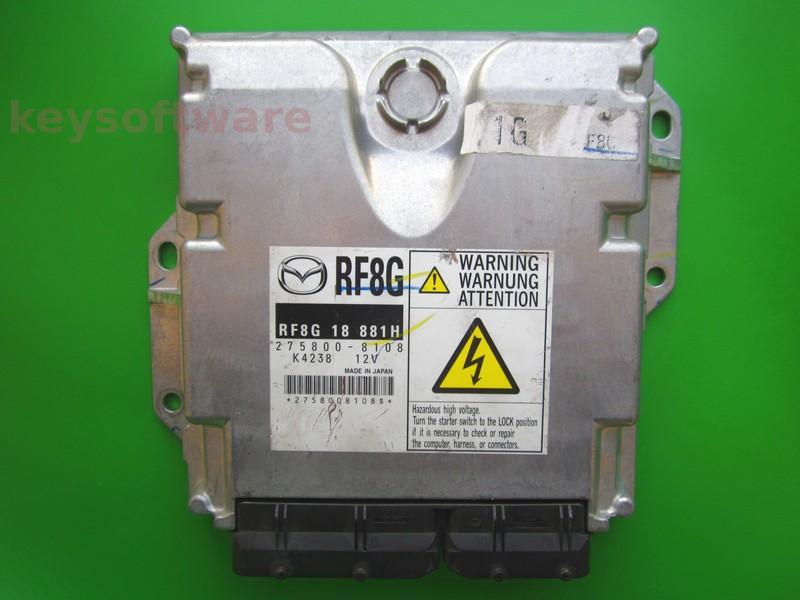 ECU Mazda 6 2.0D RF8G18881H 275800-8108 RF8G