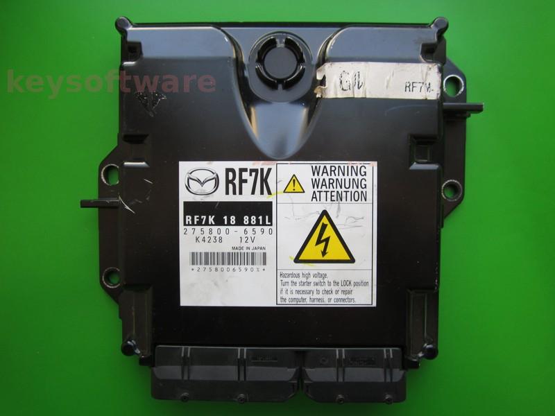 ECU Mazda 6 2.0D RF7K18881L 275800-6590 RF7K