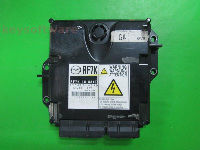 ECU Mazda 6 2.0D RF7K18881T 275800-6595 RF7K+
