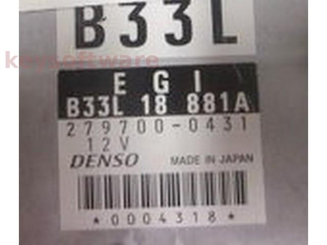 ECU Mazda Demio 1.3 B33L18881A 279700-0431 {