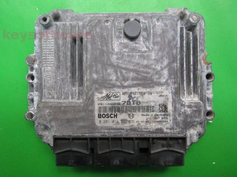 ECU Mazda 3 1.6TDCI 4M61-12A650-BB 0281011952 EDC16C3