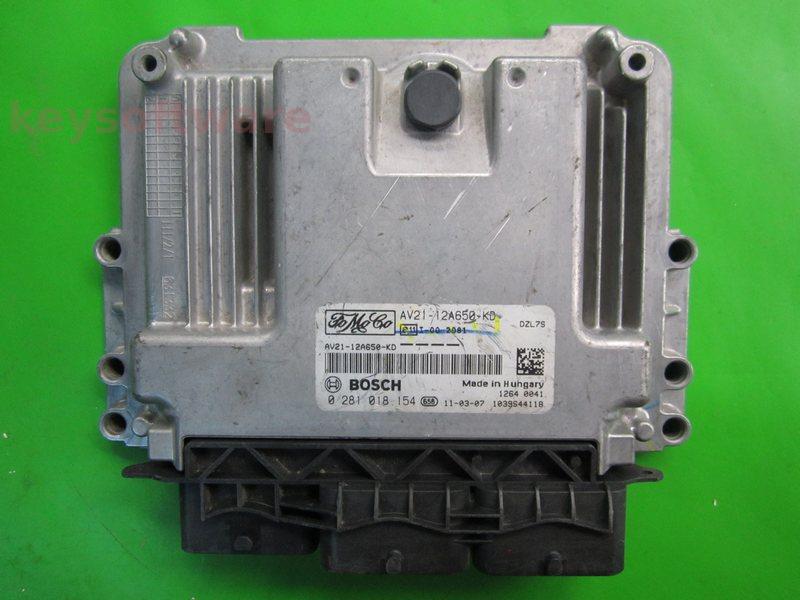 ECU Mazda 2 1.6 AV21-12A650-KD 0281018154 EDC17C10