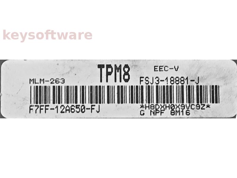 ECU Mazda 626 2.0 F7FF-12A650-FJ MLM-263 {