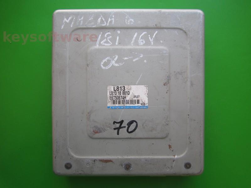 ECU Mazda 6 1.8 L81318881D E6T50674H